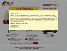 Tablet Screenshot of gophergrocery.com